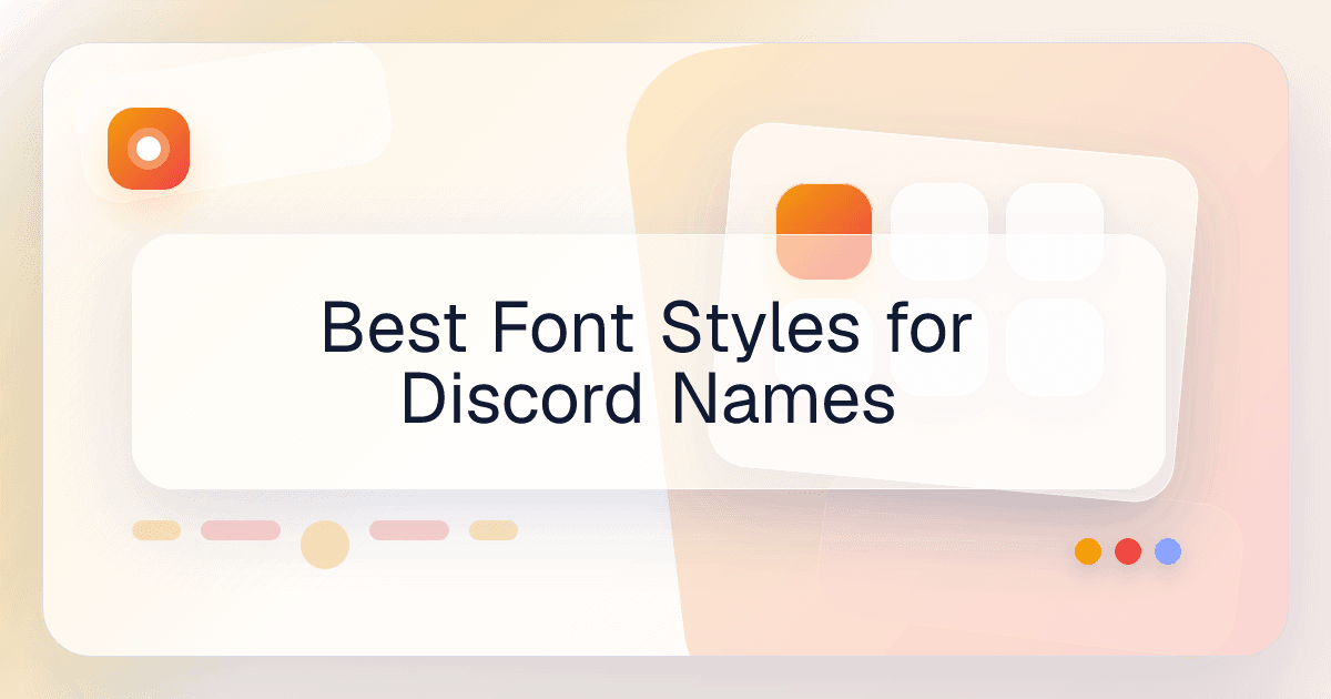 Best Font Styles for Discord Names article preview image