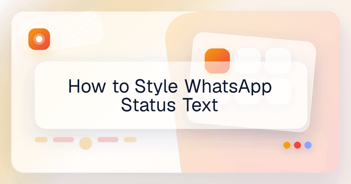 How to Style WhatsApp Status Text article preview image