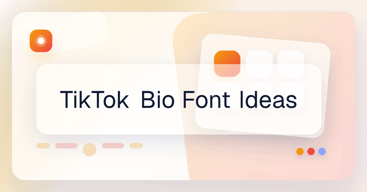 TikTok Bio Font Ideas article preview image