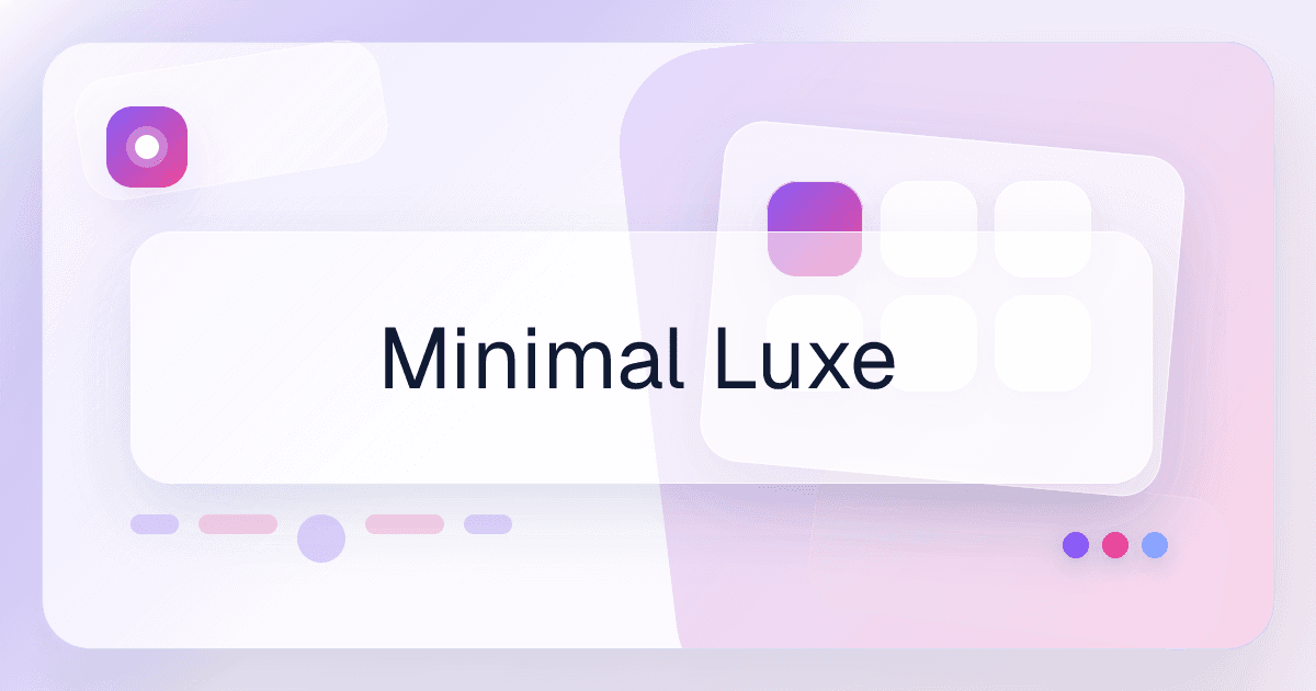 Minimal Luxe style preview image