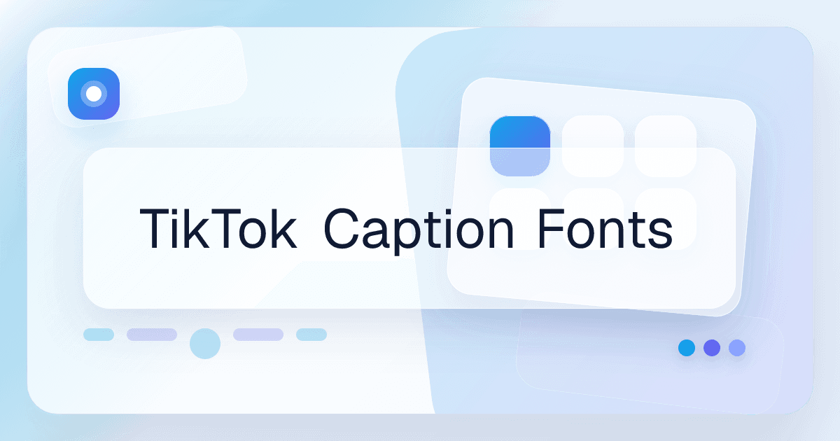 TikTok Caption Fonts font use case preview image