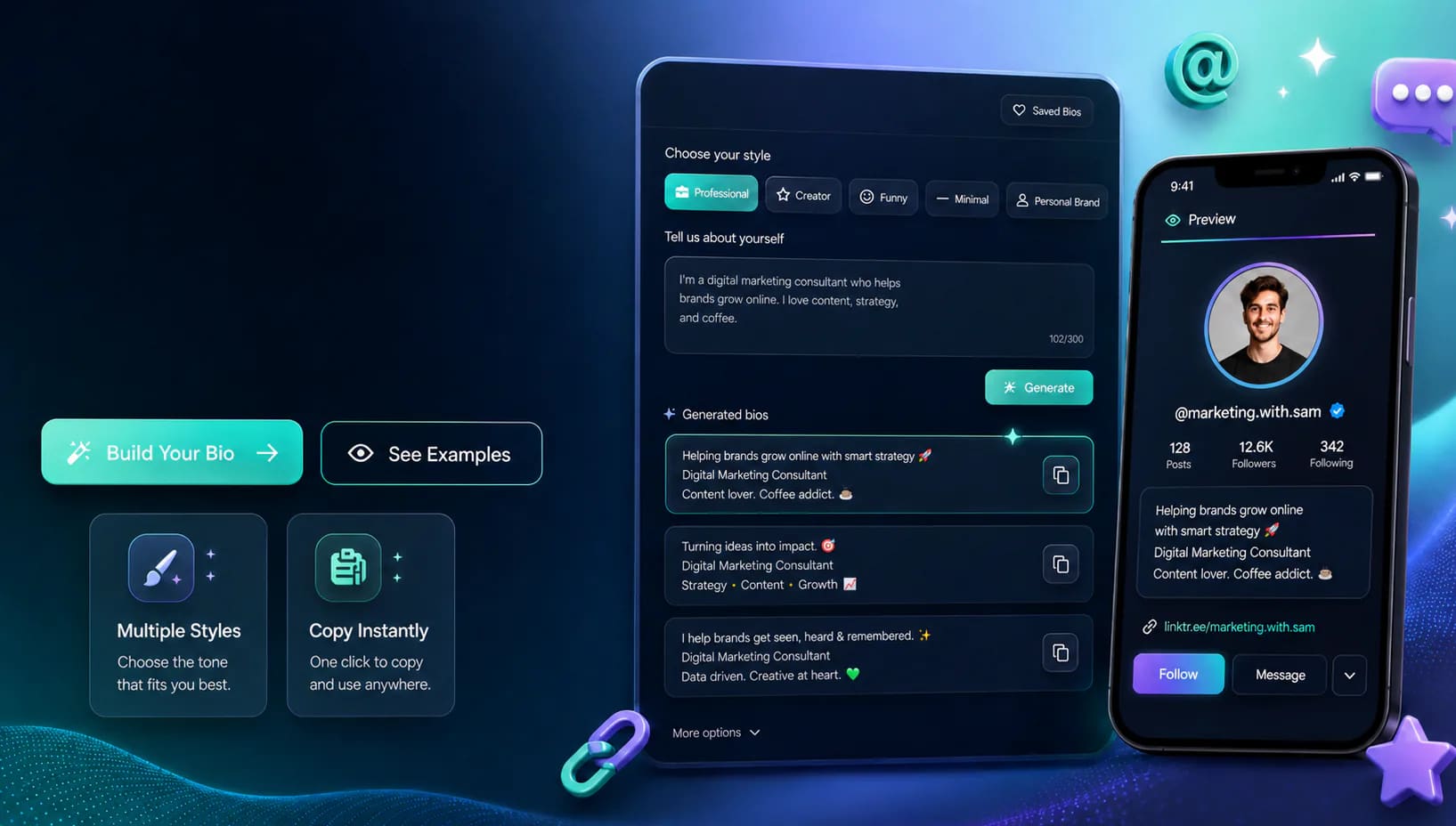 Bio Builder preview image