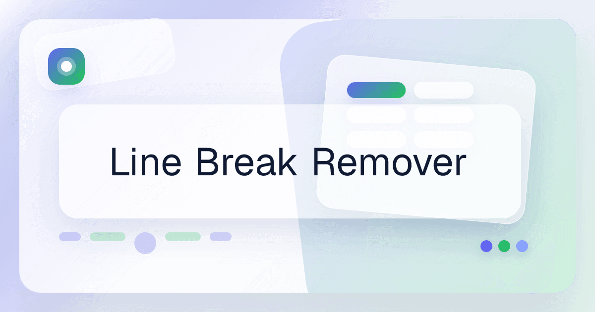 Line Break Remover preview image