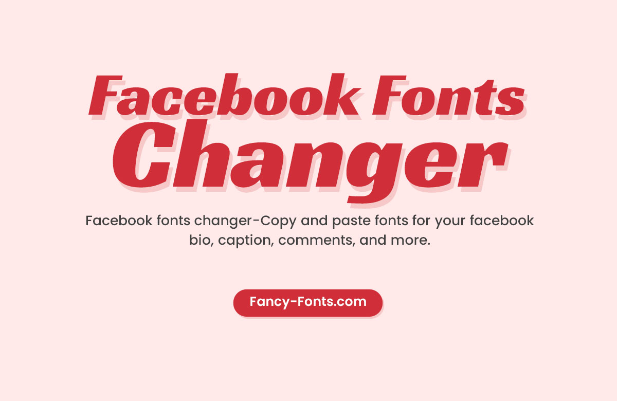 facebook fonts
