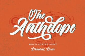 Anthelope Retro Font
