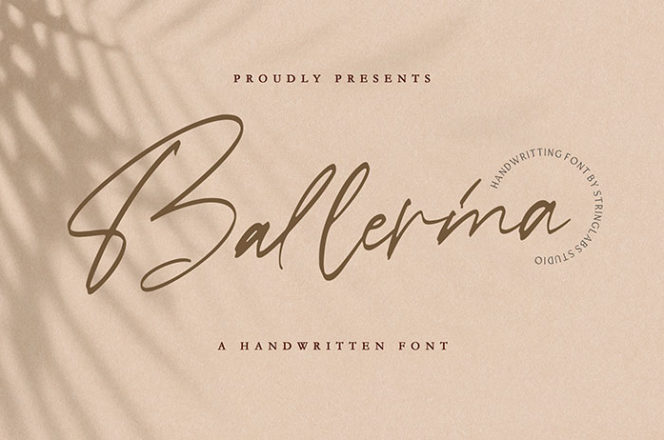 Free Ballerina Handwritten Font