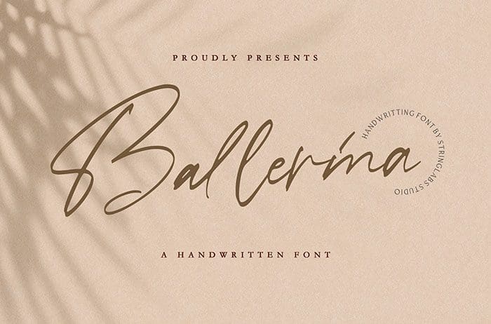 Ballerina Handwritten Font