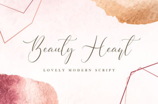 Beauty Heart Script Font