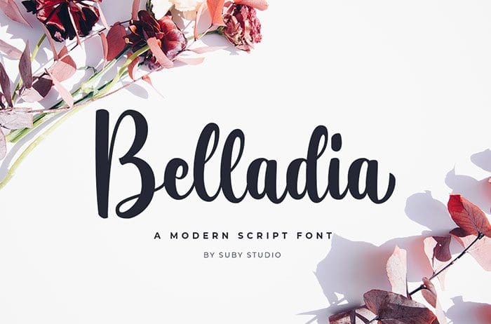 Belladia Script Font