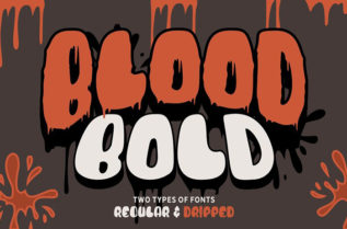Blood Bold Halloween Display Font