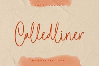 Calledliner Monoscript Font