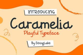 Caramelia Playful Display Font