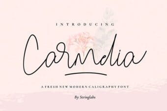 Carmelia Modern Calligraphy Font