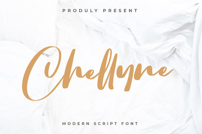 Chellyne Modern Script Font