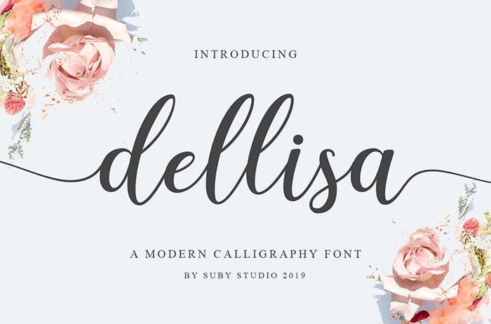 Dellisa Script Font