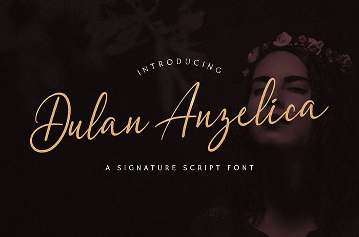 Dulan Anzelica Script Font