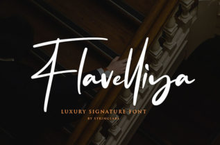 Free Flavellya Signature Font
