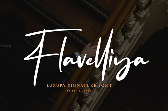 Flavellya Script Font