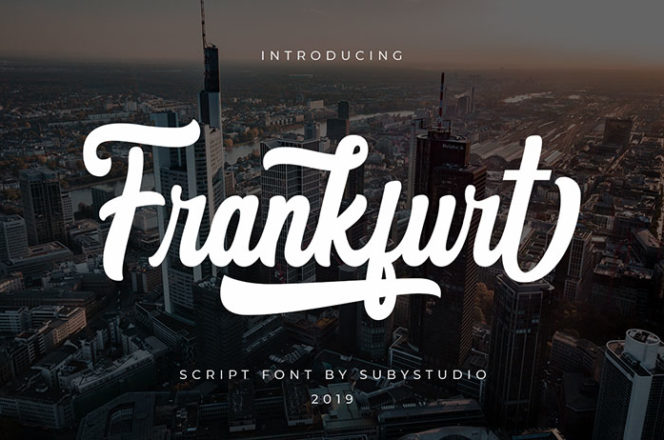 Free Frankfurt Script Font