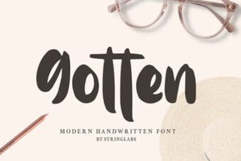 Gotten Handwritten Font