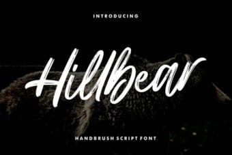 Hillbear Handbrush Script Font