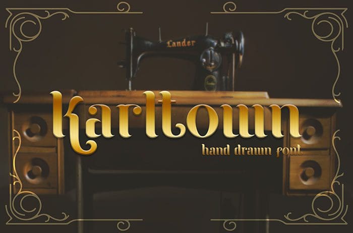 Karltown Handdrawn Font