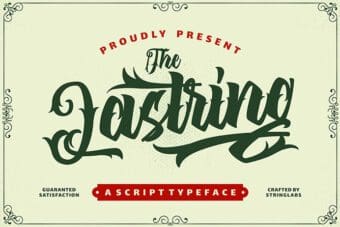 Lastring Tattoo Script Font