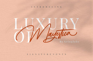 Mayestica Luxury Signature Font
