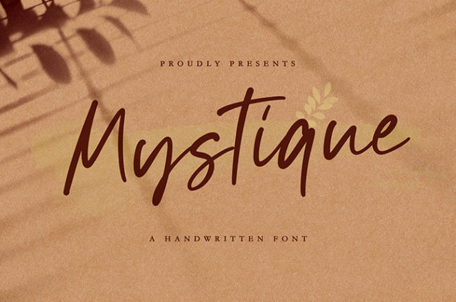Mystique Luxury Handwritten Font