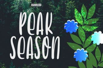 Peak Season Handwritten Font