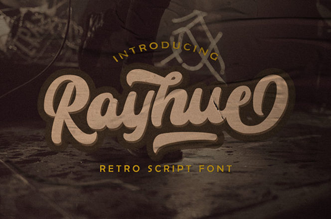 Rayhue Retro Bold Font
