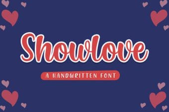 Showlove Handwritten Font
