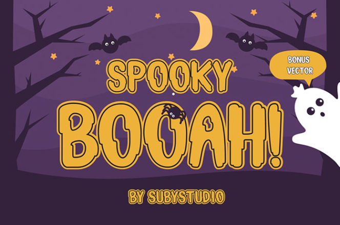 Free Spooky Booah Display Font