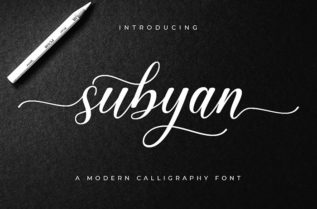 Free Subyan Script Font