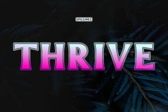 Thrive Display Font