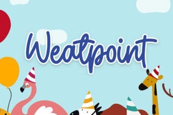 Weatpoint Playful Script Font