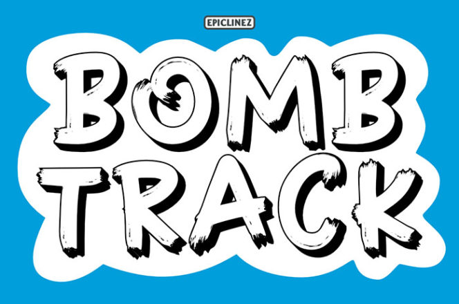 Bombtrack Display Font