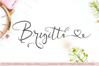 Brigitta Handwritten Font