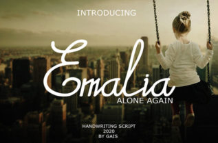 Free Emalia Handwritten Font