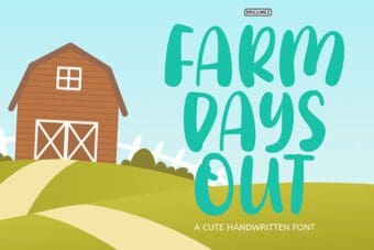 Farm Days Out Handwritten Font