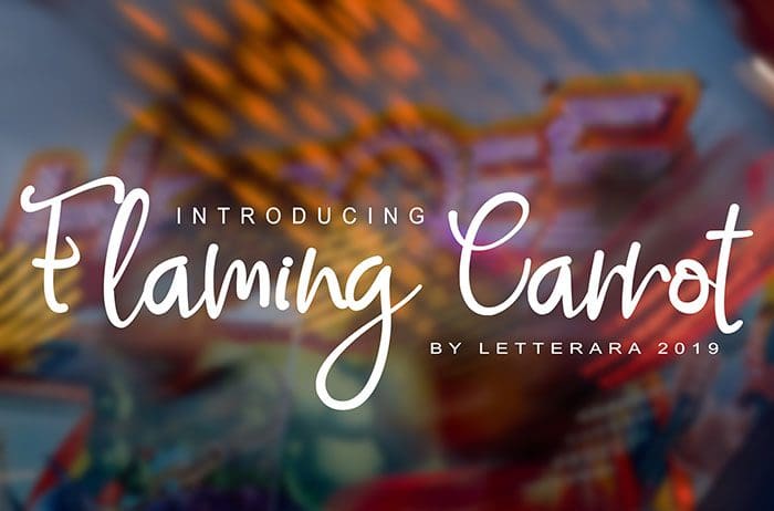 Flaming Carrot Handwritten Font