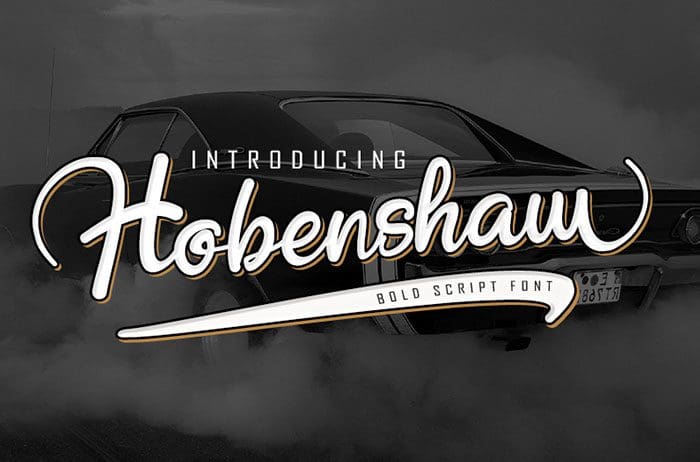 Hobenshaw Handwritten Font