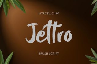 Free Jettro Brush Font