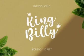 King Billy Script Font