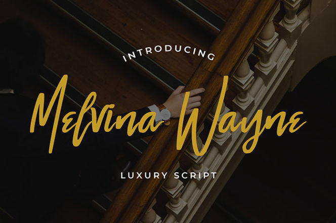 Melvina Wayne Script Font