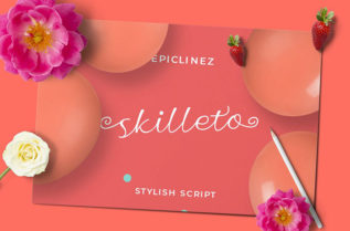 Free Skilleto Script Font