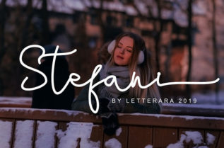 Free Stefani Script Font