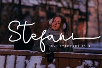 Stefani Script Font