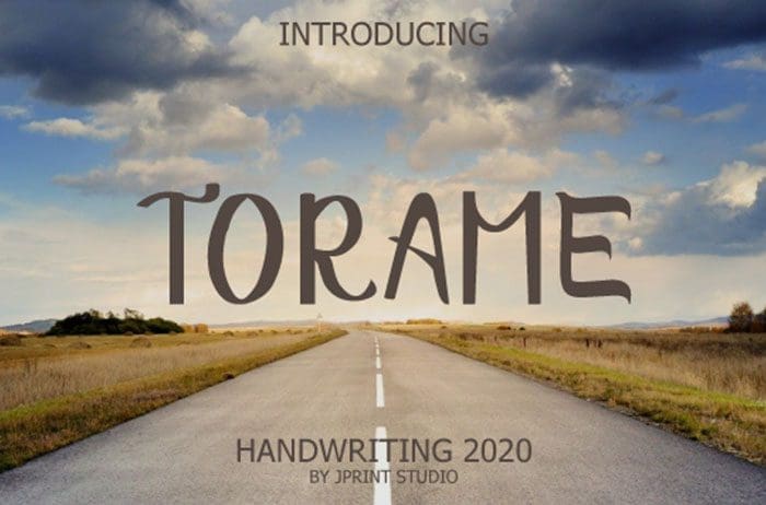 Torame Handwritten Font