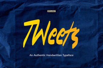 Tweets Playful Handwritten Font